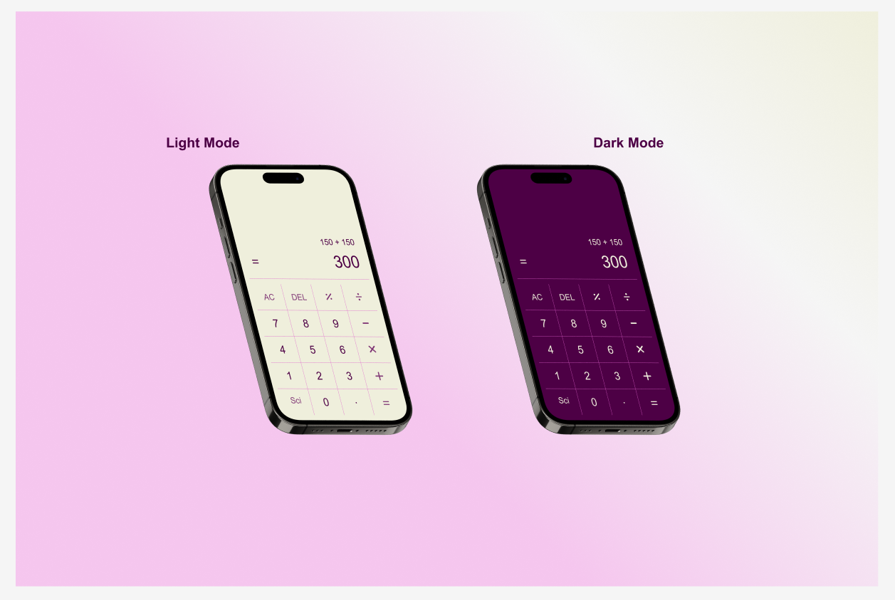 Minimal Calculator UI